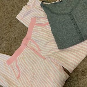 Victoria’s Secret flannel bottom pajamas